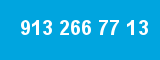 913 266 77 13 913 266 77 13